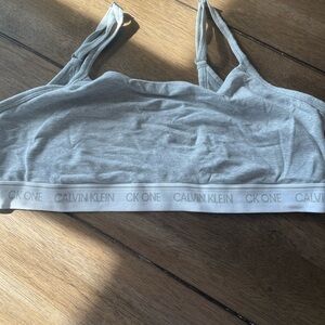 Calvin Klein Light Gray Bralette